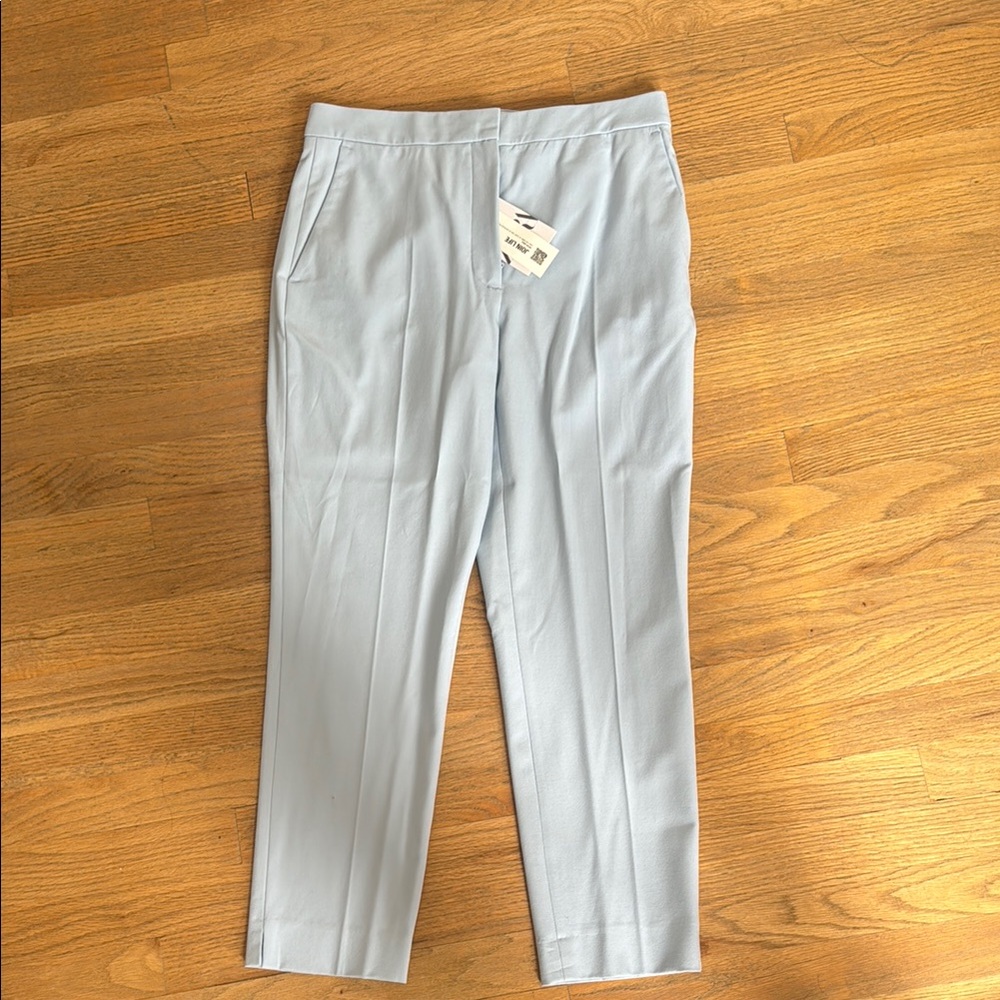 Zara Light Blue Tailored Ankle Pants